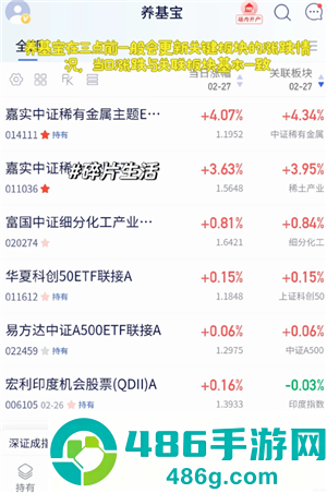 养基宝怎么看当日涨跌 养基宝看当日涨跌方法 养基宝怎么看当日涨跌 养基宝看当日涨跌方法